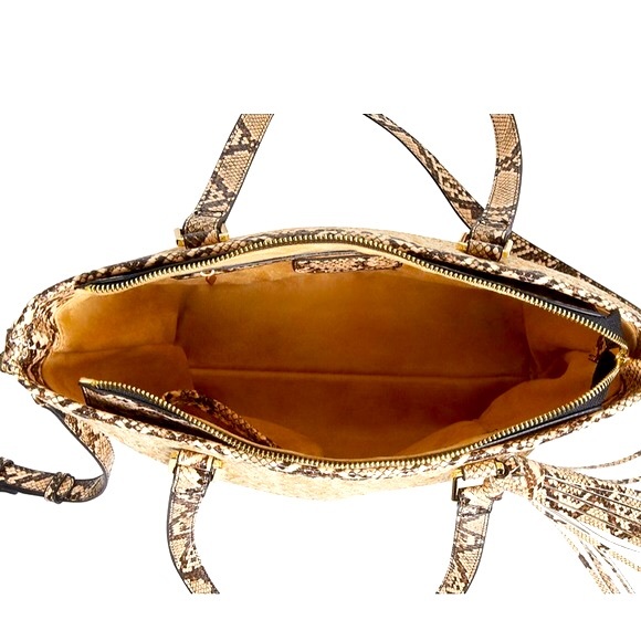 NEW! Rattan Steve Madden Woven Snakeskin‎ Purse - Picture 5 of 8